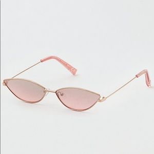 AE Rose Gold Metal Sunglasses